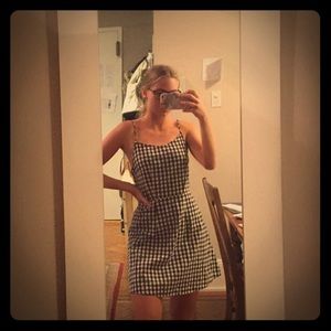Cute  black and white checkered dress